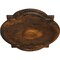 Ekena Millwork Waltz Ceiling Medallion (Fits Canopies up to 4 1/2"), Hand-Painted Rust, 21 1/4"W x 17 3/8"H x 1"P CM21WARUS - alternate 3